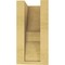 Ekena Millwork 4"W x 4"D x 8"H Wide Ridgewood Rough Cedar Woodgrain TimberThane Corbel, Primed Tan CORUR04X04X08RIDRCPR - alternate 3